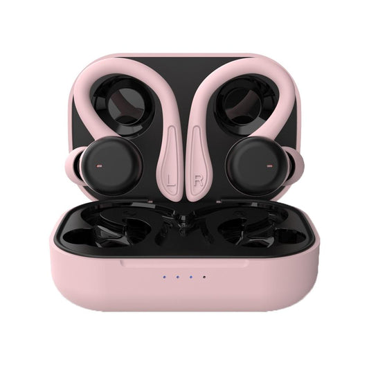 Waterproof T&G T40 TWS Bluetooth Earphones with Charging Box – Pink, Wireless Earbuds for Music & Call
