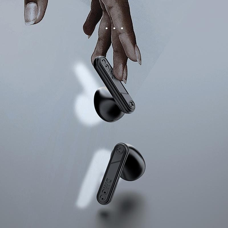 Wireless Bluetooth Earbuds with Hollow Design – White, In-Ear Style for Music & Calls