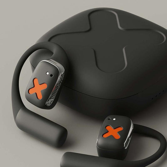 Wireless Earphones with App Control – Ear-Mounted Bluetooth Headset, Black