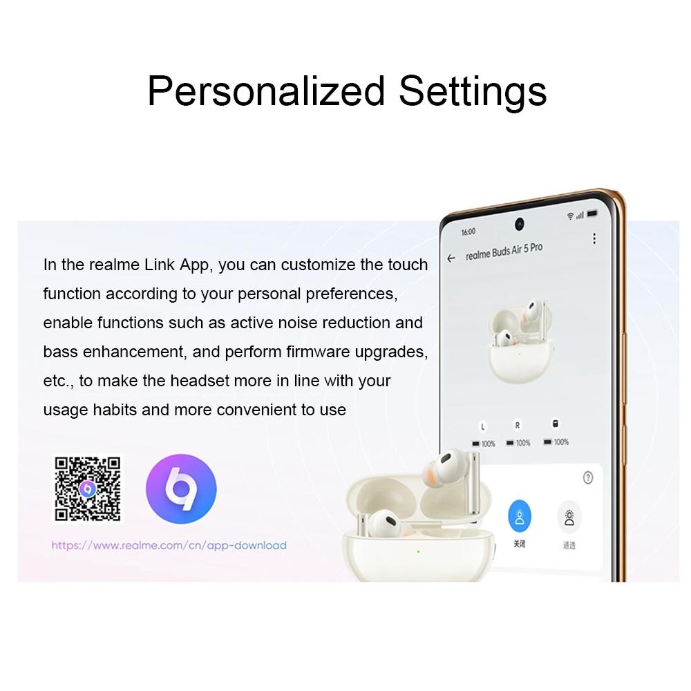 Wireless Bluetooth Earphones with 3D Spatial Sound & Active Noise Reduction – Black