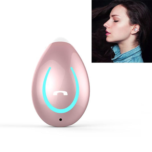 Ultra-Light Wireless Earphone with Mic – Bluetooth 5.0 Ear Clip Stereo Headset, Pink