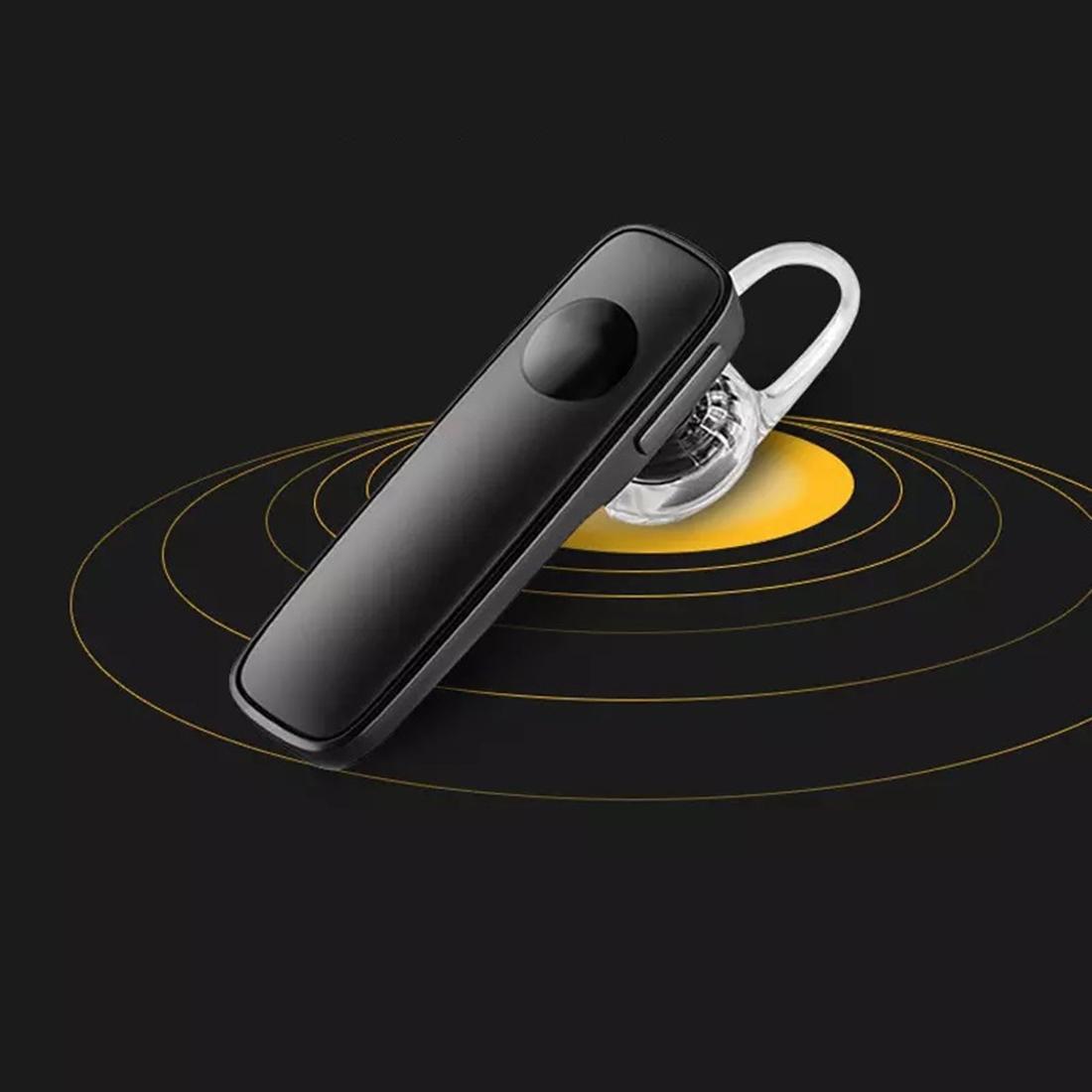 M165 Wireless Bluetooth Earphone – Car Ear-Hanging Type, Hands-Free, White
