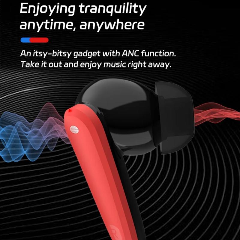 Music Cube Wireless Bluetooth Earbuds – Noise-Cancelling, Hi-Fi Sound, Comfortable In-Ear Design – White