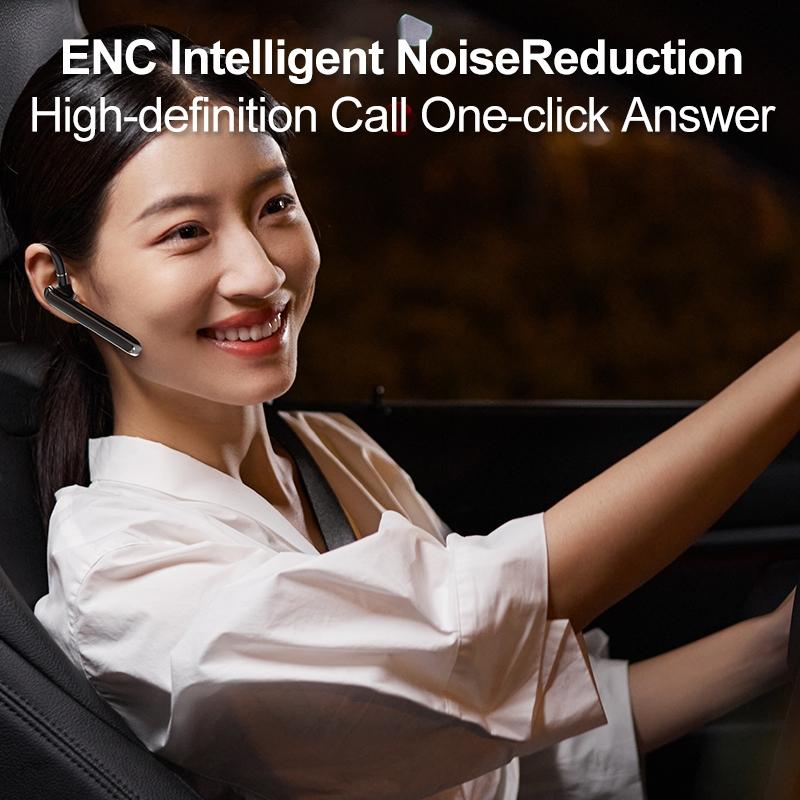 880 Ear-Mounted Wireless Bluetooth Earphone with Noise Reduction – Blue, Hands-Free