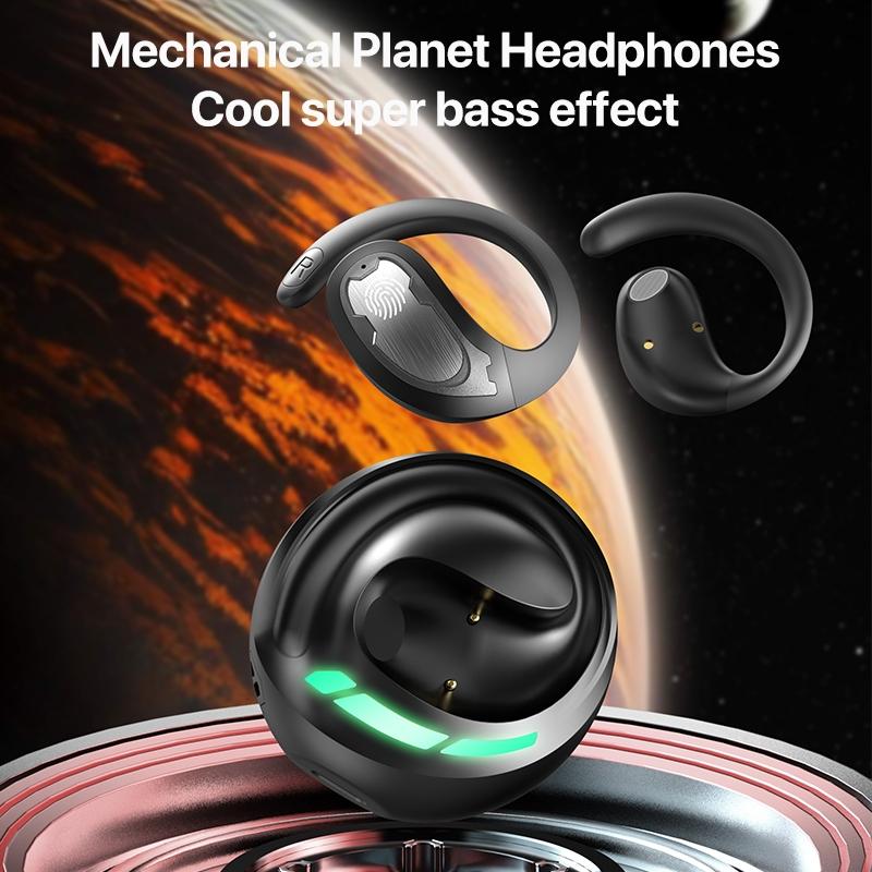 Wireless Bluetooth Earphones – Mechanical Planet Ear-Mounted Design, Hi-Fi Sound, Black