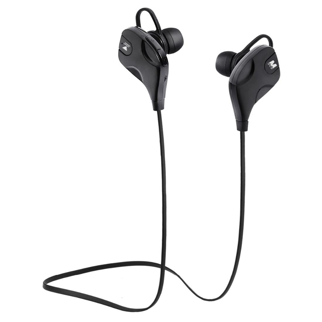 Black Wireless Bluetooth Earphones with Mic & Control – M8 Model | Wireless Headphones