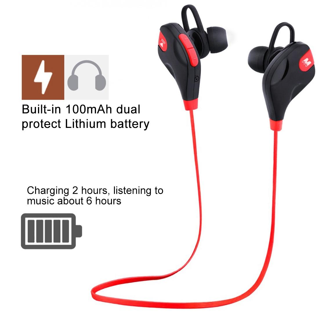 Black Wireless Bluetooth Earphones with Mic & Control – M8 Model | Wireless Headphones