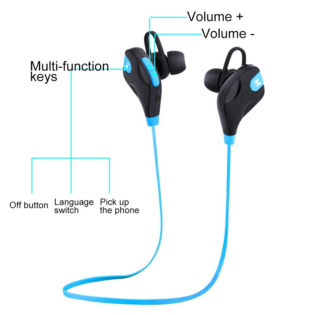 Black Wireless Bluetooth Earphones with Mic & Control – M8 Model | Wireless Headphones