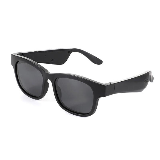 Bluetooth Smart Sunglasses with A12 Chip – Stylish Audio Glasses for Music & Calls – Black