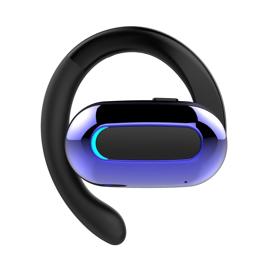 Rotatable Bluetooth Sports Earphones – Noise Reduction, Secure Fit, Wireless Stereo Sound – Black/Blue