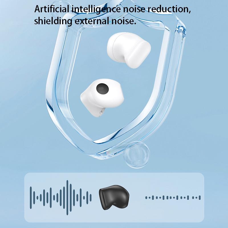 Bluetooth 5.0 Wireless Earbuds – White, TWS In-Ear Headphones with Mic for Music & Calls