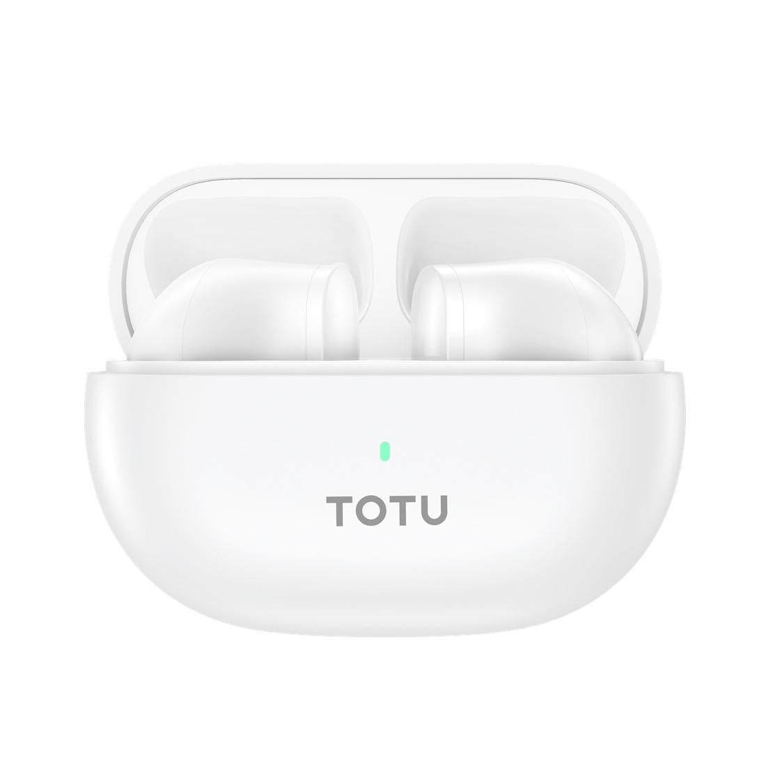 Bluetooth 5.0 Wireless Earbuds – White, TWS In-Ear Headphones with Mic for Music & Calls