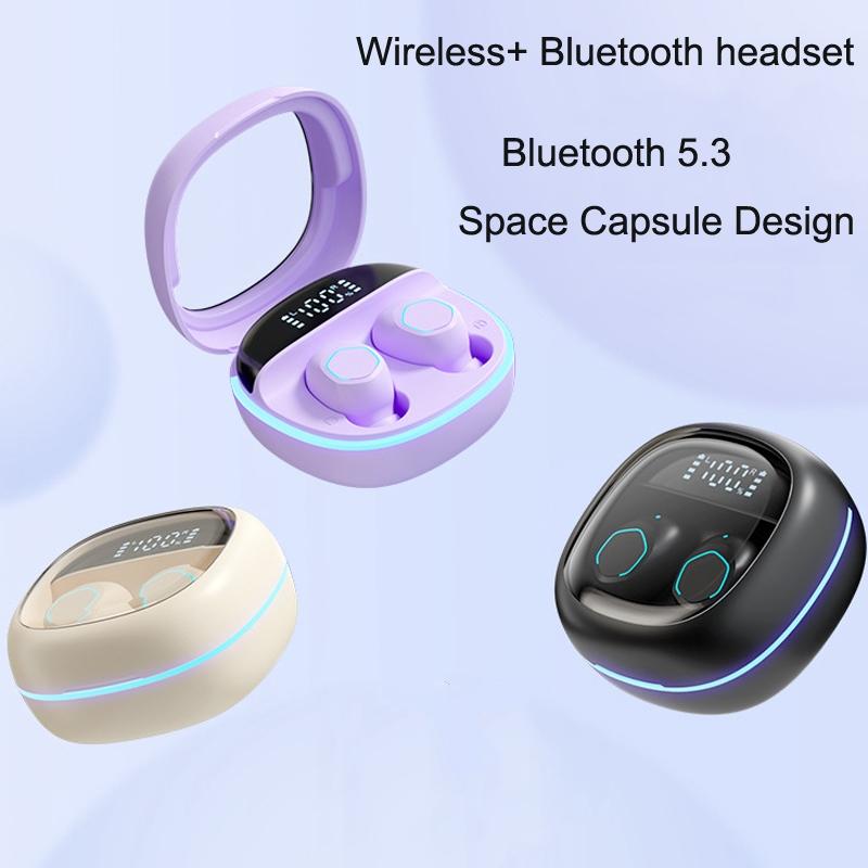 Wireless In-Ear TWS Earphones – HiFi Stereo Sound & Low Latency Gaming Mode, Noise Isolation – Black