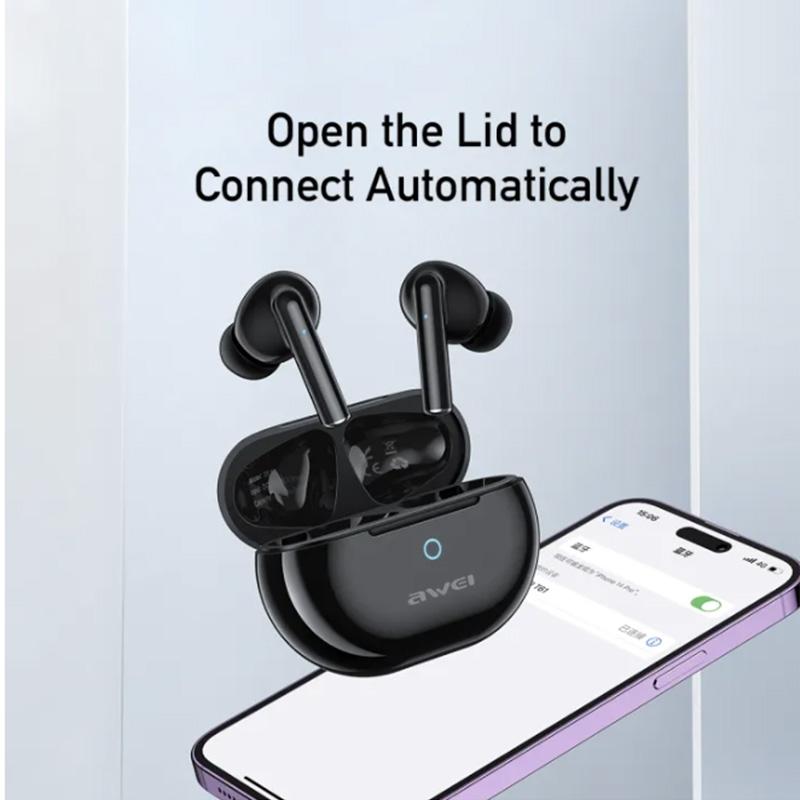 Wireless TWS Earbuds with Dual Noise Reduction Mic – Mint Green, Bluetooth In-Ear Headphones for Music & Calls