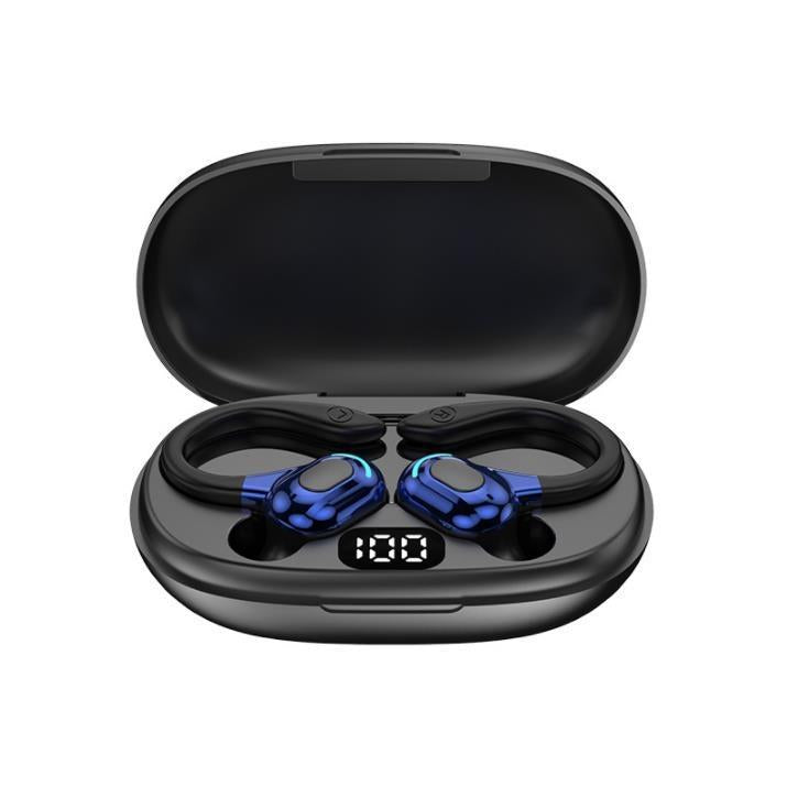 F8 Wireless Bluetooth Earphones – Red Double Earbuds with Charging Case. True Wireless Stereo Sound