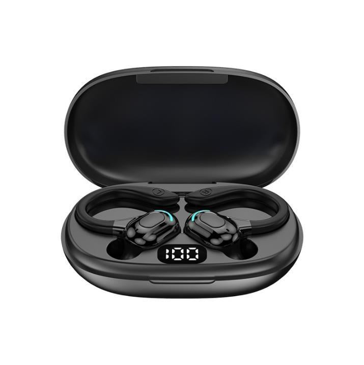 F8 Wireless Bluetooth Earphones – Red Double Earbuds with Charging Case. True Wireless Stereo Sound