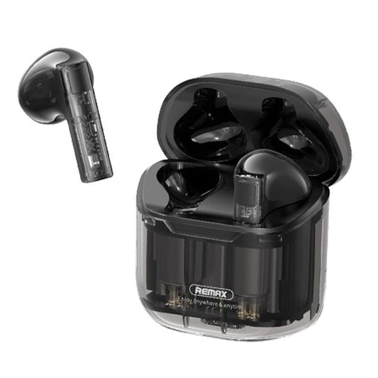Wireless Bluetooth Headset with Low Delay and Transparent Design – Black, In-Ear Earbuds for Gaming & Media