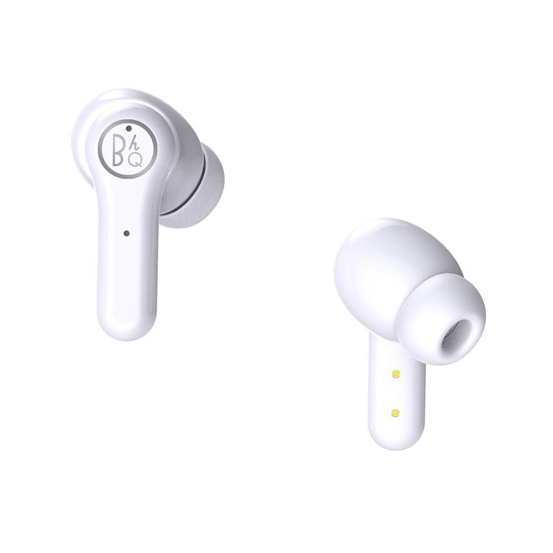 ANC Business & Sports TWS Bluetooth Earphones – White, Noise Cancelling, Charging Box, Clear Calls, Secure Fit