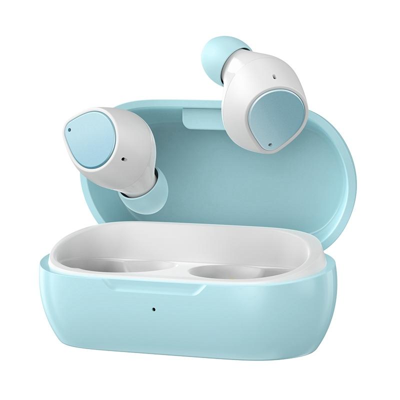 “ZGA GS14 Mini Wireless Bluetooth Earphone – Candy Design, Compact & Lightweight – Blue