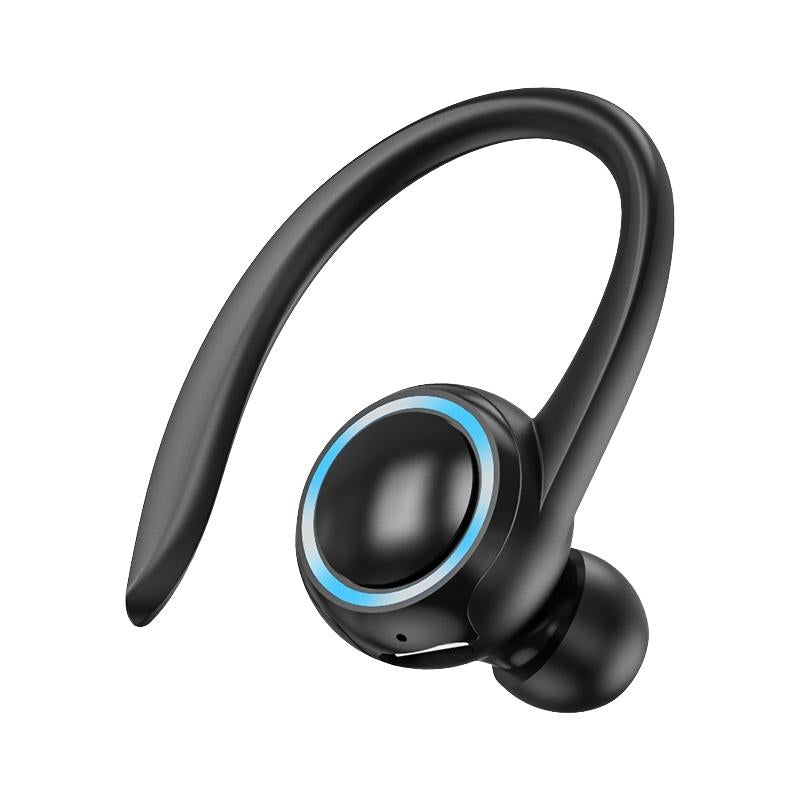 Wireless Hanging Ear Sports Earphone – True Sound Bluetooth Headphones for Running & Workouts, White