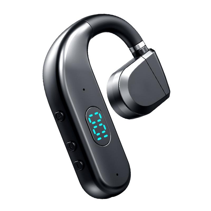 Wireless Bluetooth Headphones with Digital Display – Black & Midnight Blue. Clear Sound & Long Battery Life