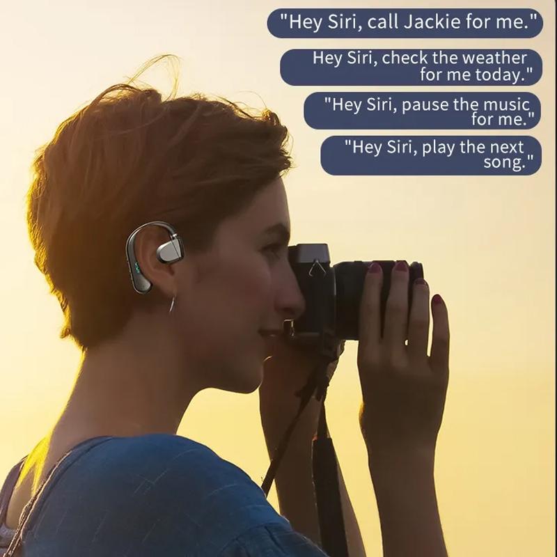 Wireless Bluetooth Headphones with Digital Display – Black & Midnight Blue. Clear Sound & Long Battery Life