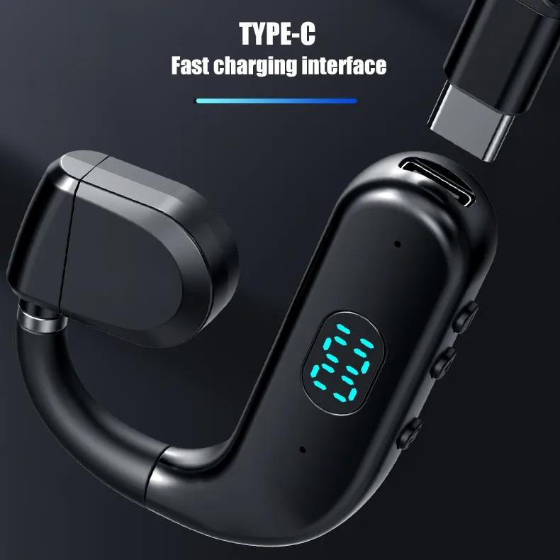 Wireless Bluetooth Headphones with Digital Display – Black & Midnight Blue. Clear Sound & Long Battery Life