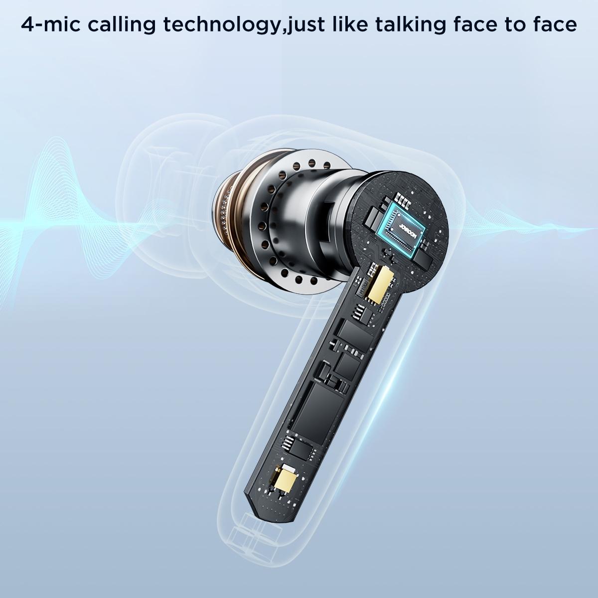 True Wireless Bluetooth Earphones Jr-BB1 – Wireless Earbuds, White