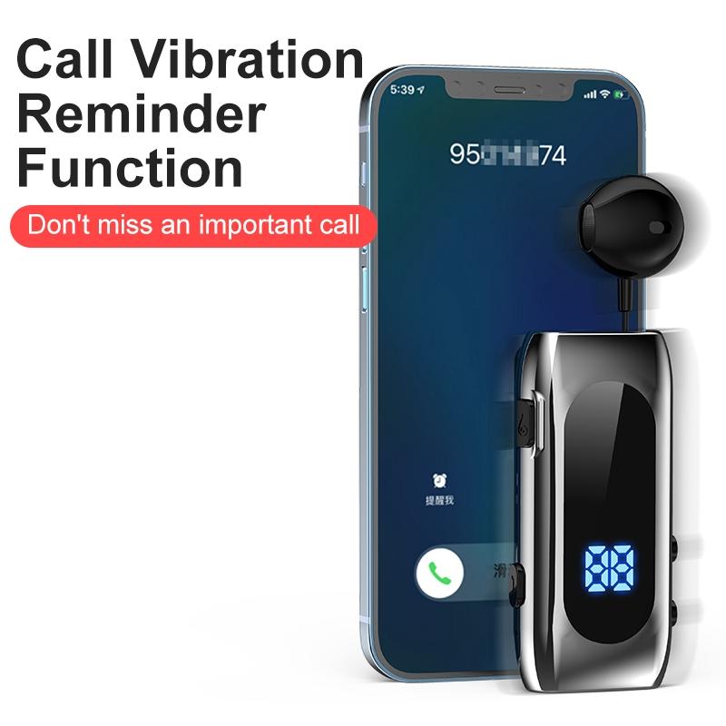 K55 Wireless Bluetooth Earphone for Business – Hands-Free Headset, Gold