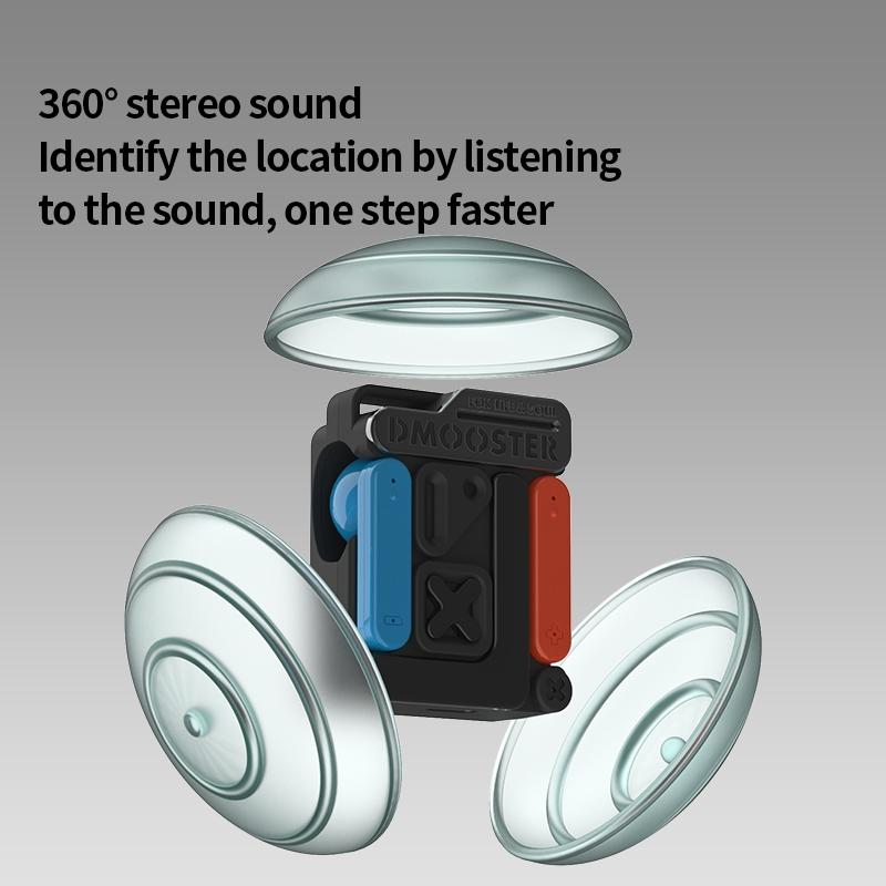 D36 Wireless Gaming Earbuds – True TWS Bluetooth, Low Latency In-Ear Headphones – White