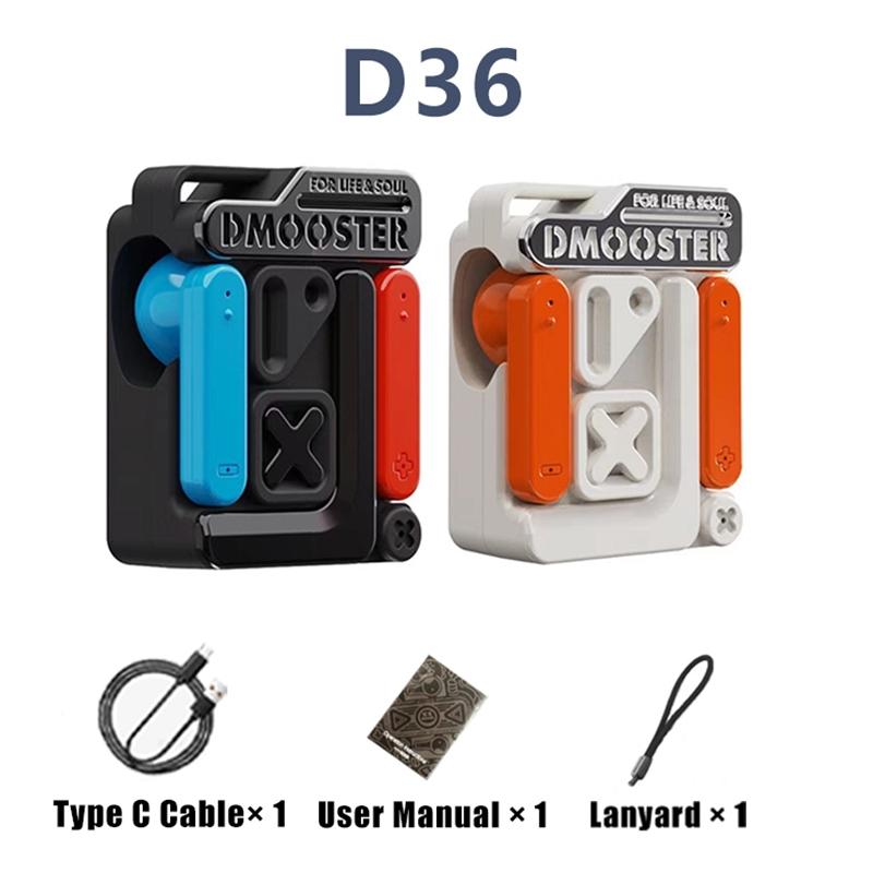 D36 Wireless Gaming Earbuds – True TWS Bluetooth, Low Latency In-Ear Headphones – White