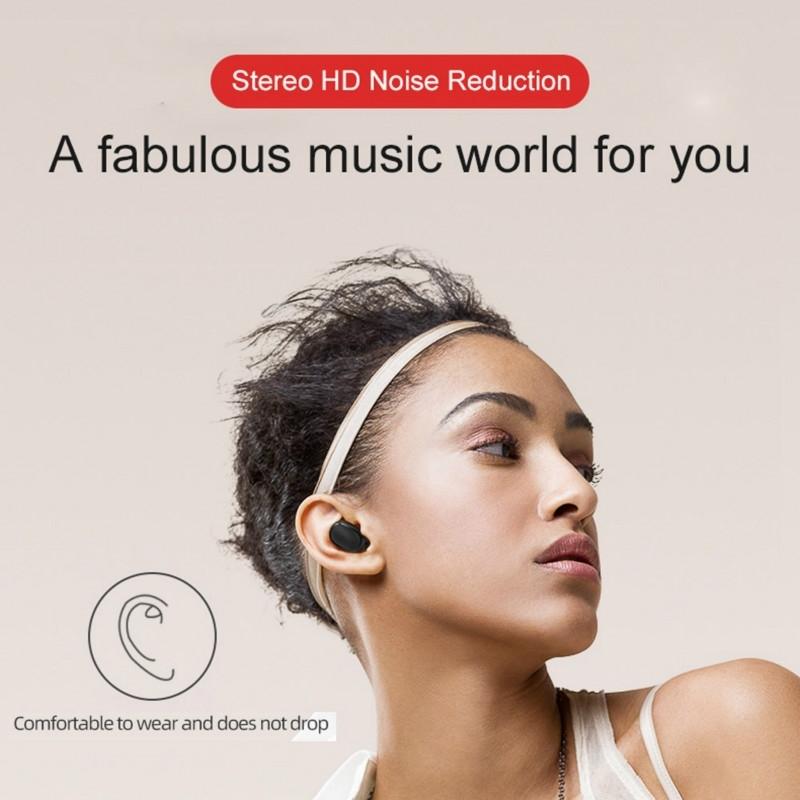 E6S Wireless Bluetooth Earphones with LED Display – Pink TWS In-Ear Headphones with Charging Case