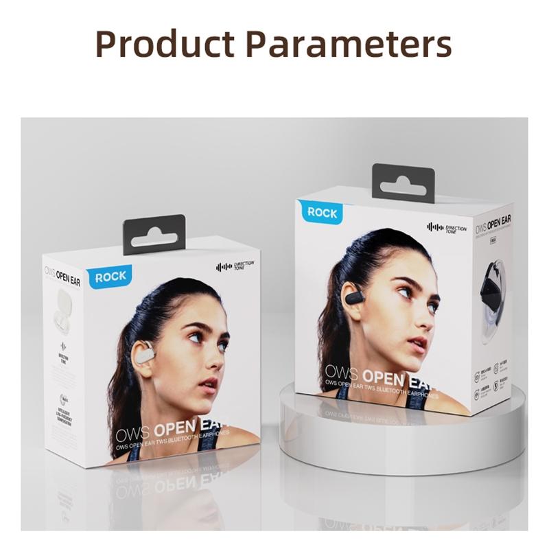 X900 Open Earhook Bluetooth Earphones – Lightweight Wireless Headset, Beige