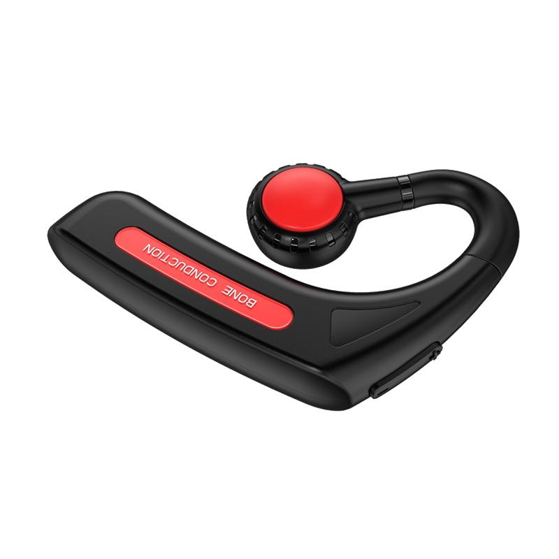 Wireless Bone Conduction Bluetooth Headset – Hanging Ear Design, Blue for Clear Audio & Comfort
