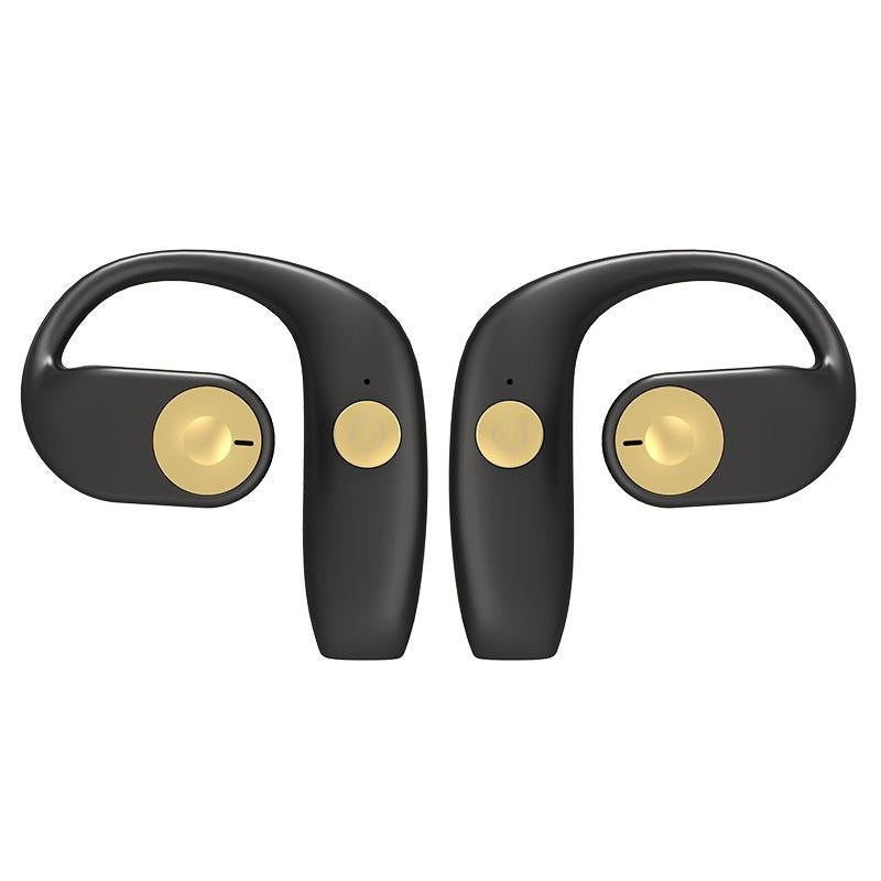 Wireless Bone Conduction Bluetooth Earphones for Sports – Open-Ear Design, Sweatproof, Lightweight – Gray