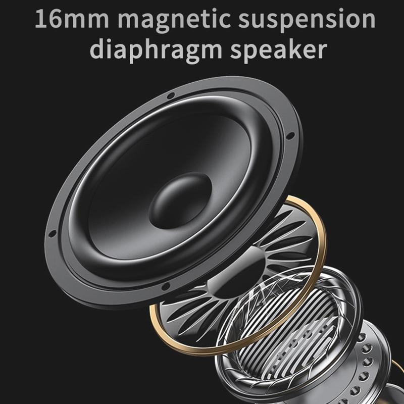 Bluetooth Earphones with Ear-Mount Design – Black, Secure Fit Wireless Earbuds for Music & Calls