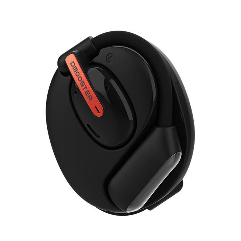 Bluetooth Earphones with Ear-Mount Design – Black, Secure Fit Wireless Earbuds for Music & Calls