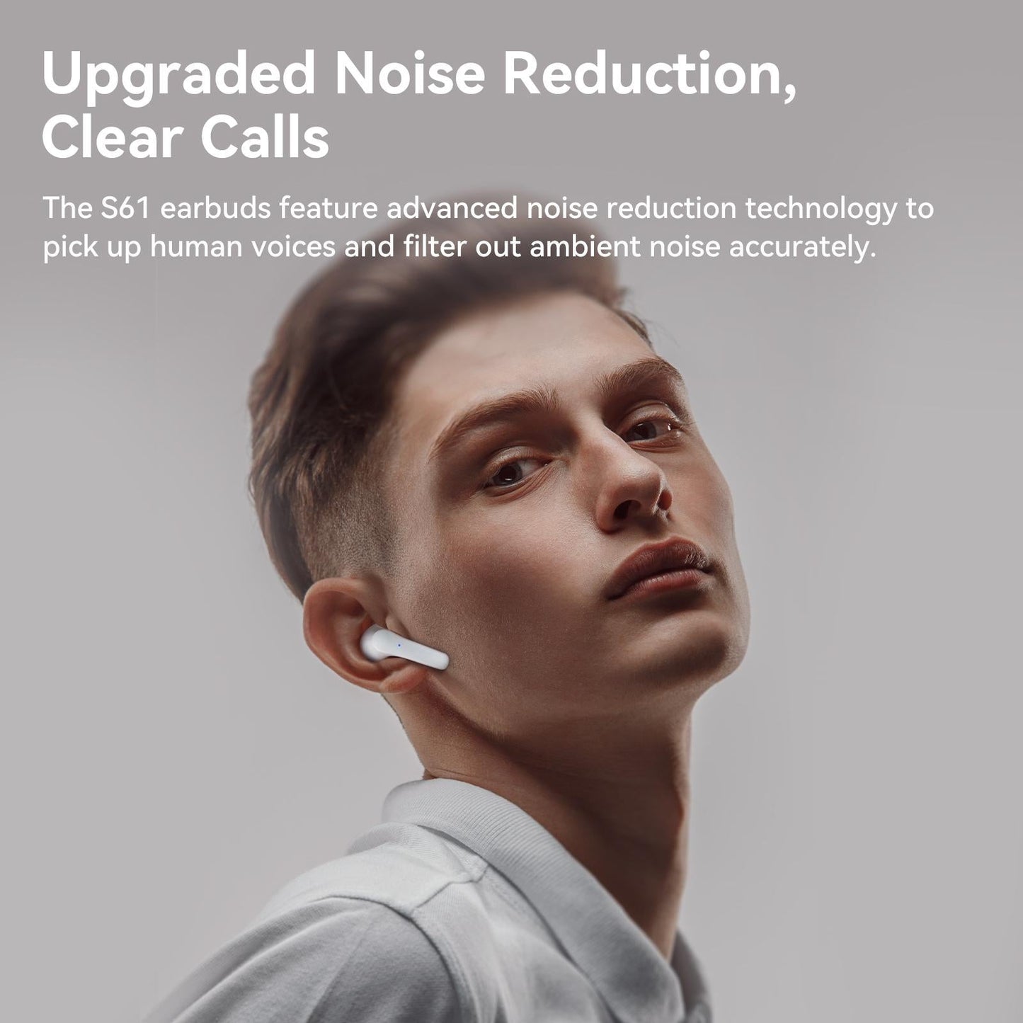 S61 True Wireless Stereo (TWS) Bluetooth Earphones – Black