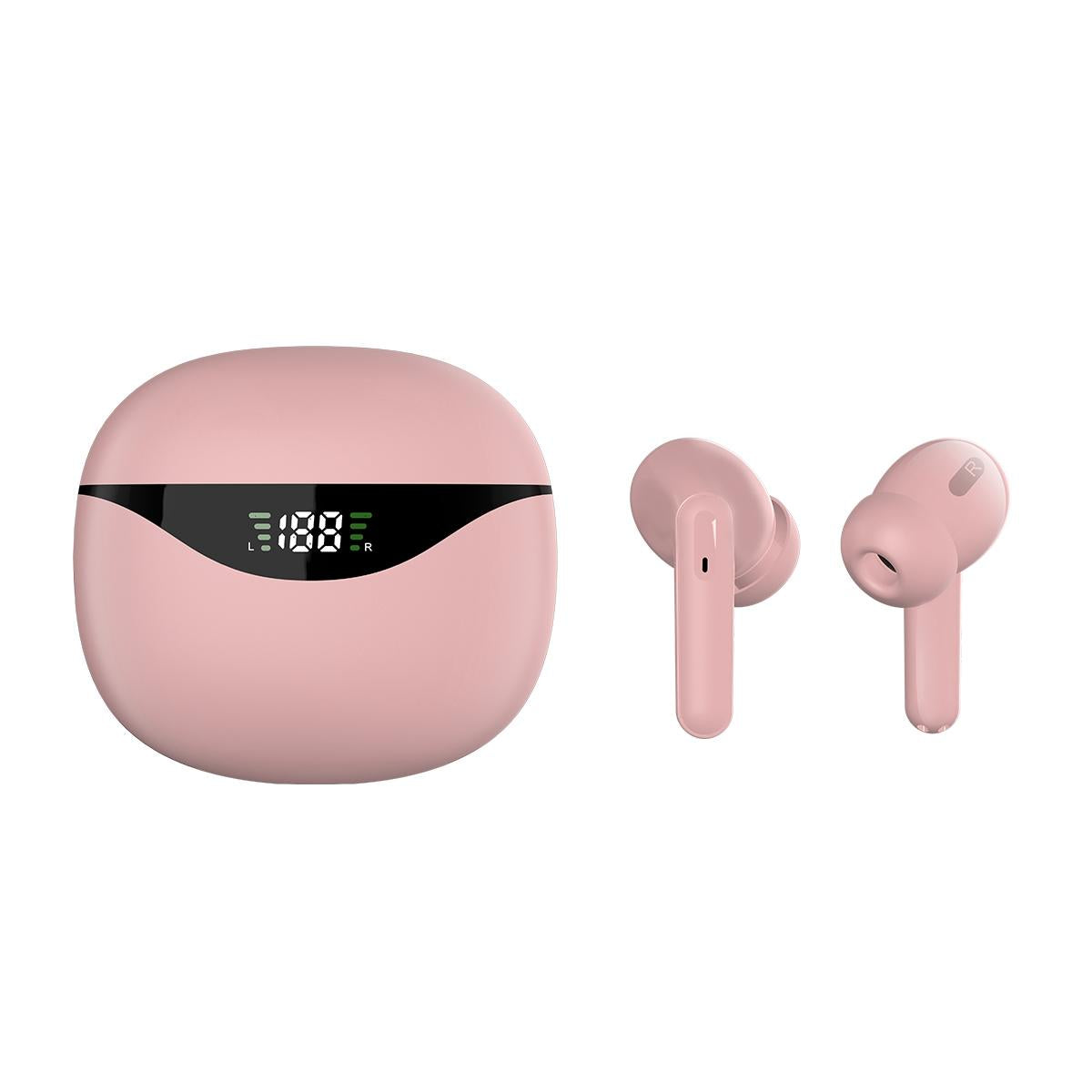 Wireless TWS Bluetooth Earphones with Stereo Sound – True Wireless Earbuds, White