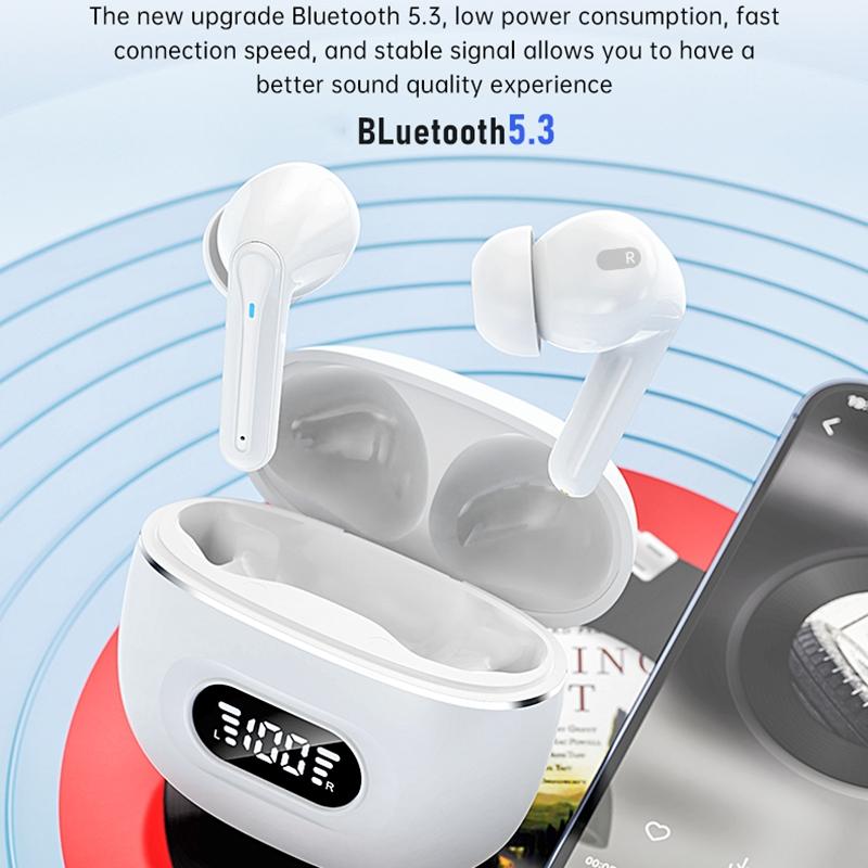 S23 Wireless TWS Stereo Bluetooth Earphones – True Wireless In-Ear Headphones, White
