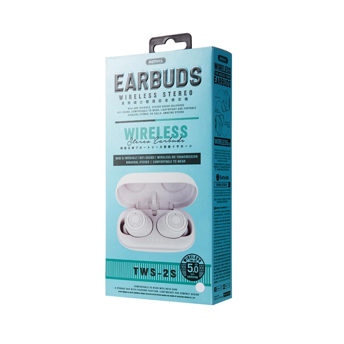 True Wireless Bluetooth 5.0 Earphones – White In-Ear TWS Earbuds with Charging Case & HD Sound