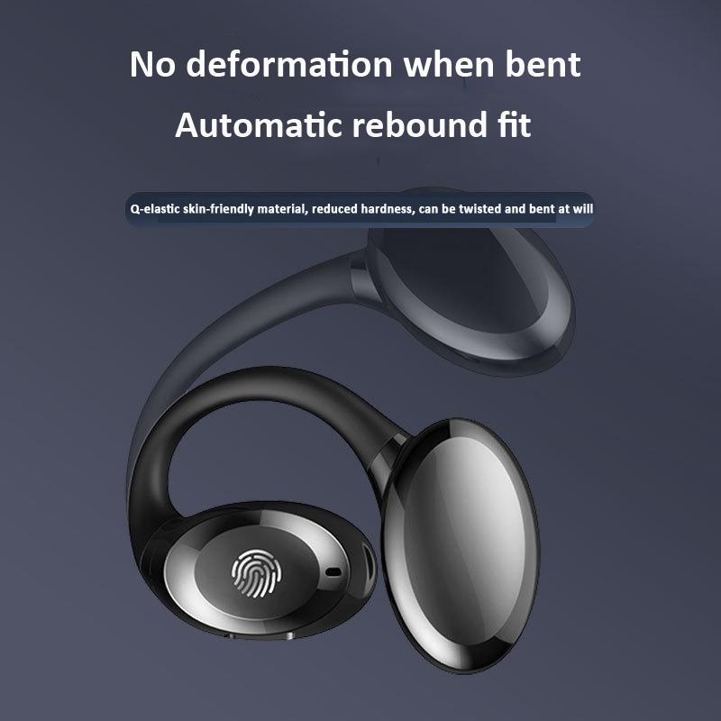 Waterproof Wireless Earphones with Touch Control & Ear-Hook – Sport Bluetooth Headset, Yellow