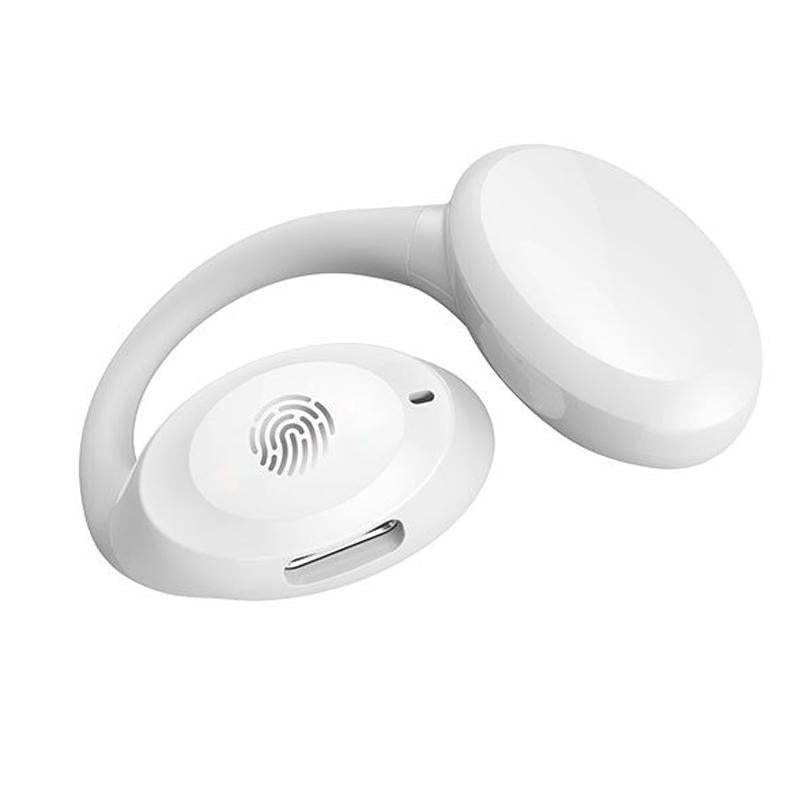 Waterproof Wireless Earphones with Touch Control & Ear-Hook – Sport Bluetooth Headset, Yellow