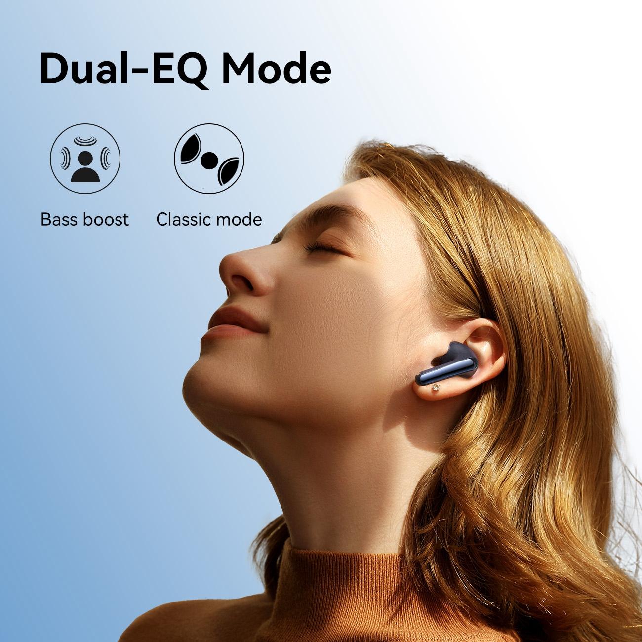 True Wireless FunPods Bluetooth Earphones – White, Compact & Touch Control