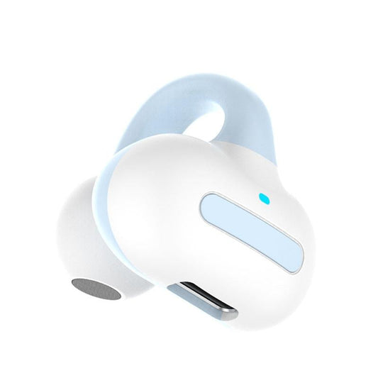 Gray M-S8 Bluetooth Earphone – Wireless Single Ear Clip-On Headset with Mic
