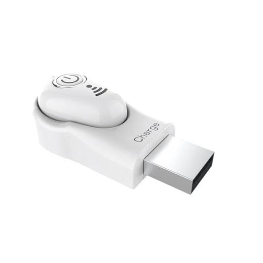 S650 Gen 2 Mini Bluetooth Earphone with Mic – Wireless Single In-Ear Headset, White
