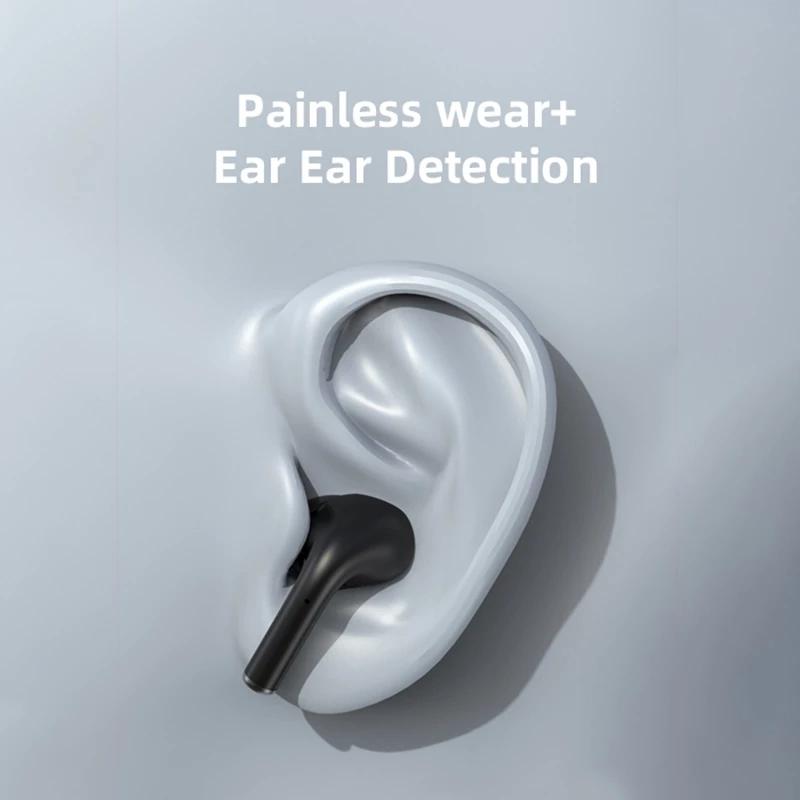 White Wireless Sport Bluetooth 5.0 Earphones – Touch Control, Built-in Mic & Stereo Bass Sound