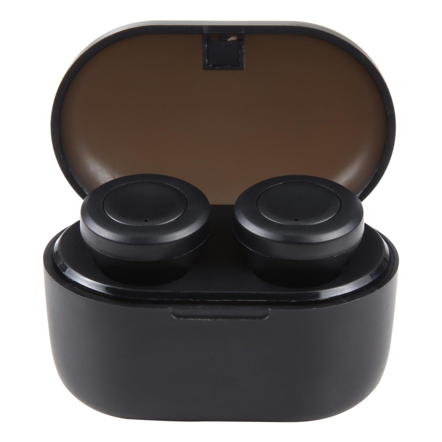 A6 True Wireless Bluetooth Earbuds with Charging Case – Deep Bass, Touch Control – Black