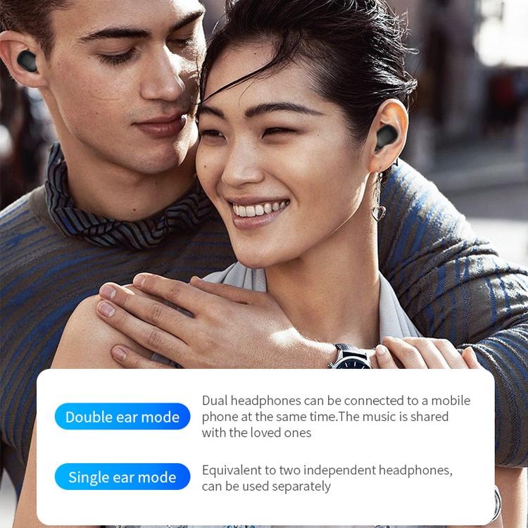 Wireless Sports Bluetooth Earphones – Binaural Stereo In-Ear Headphones, Black