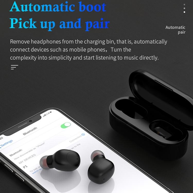 Wireless Sports Bluetooth Earphones – Binaural Stereo In-Ear Headphones, Black